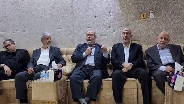 בכירי חמאס בטקס בקטאר