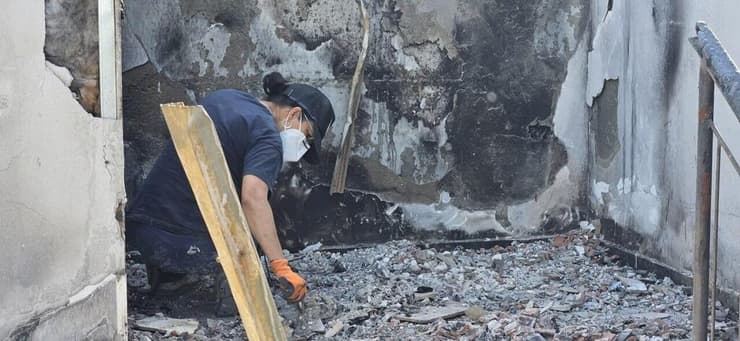 פעולות איתור וזיהוי גופות של צוות רשות העתיקות בשבעה באוקטובר