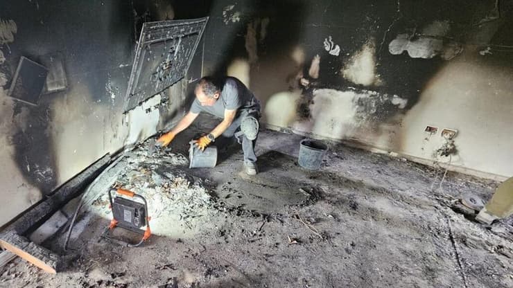 פעולות איתור וזיהוי גופות של צוות רשות העתיקות בשבעה באוקטובר