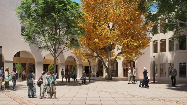 הדמיה: טריפל די הדמיות בית הכנסת הגדול ת"א