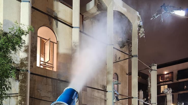 עבודות השימור בבית הכנסת הגדול ת"א (צילום: ProjectTLV) בית הכנסת הגדול ת"א