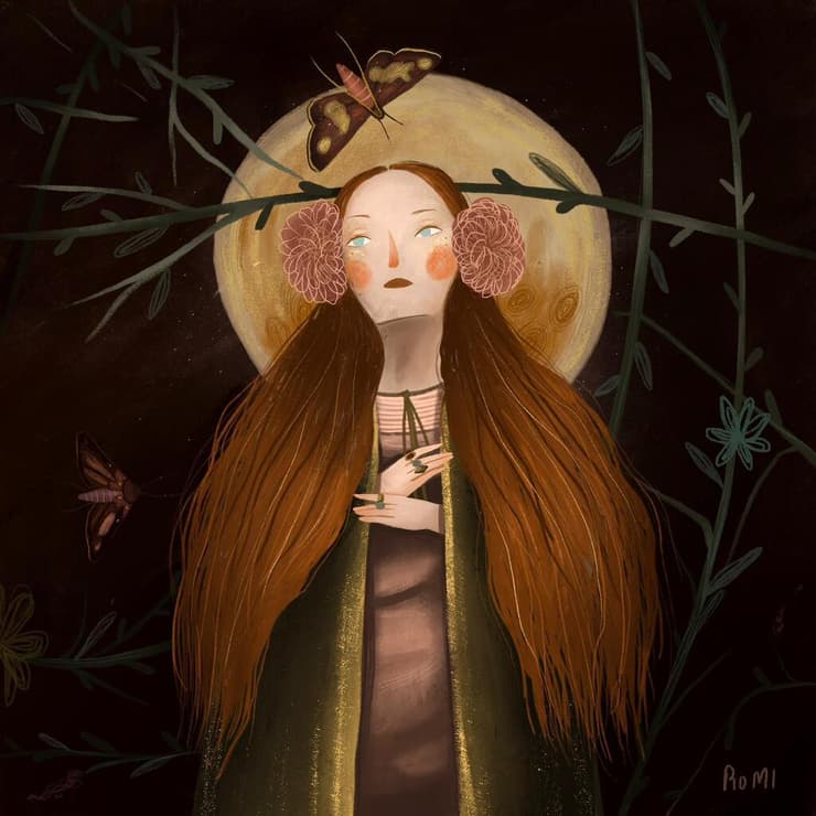 איור של רומי (איור: רומי לינדנרג ) איור של רומי