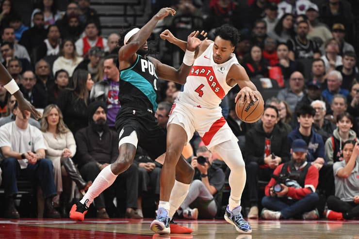 בארנס מנסה להסתדר מול השמירה של גרנט