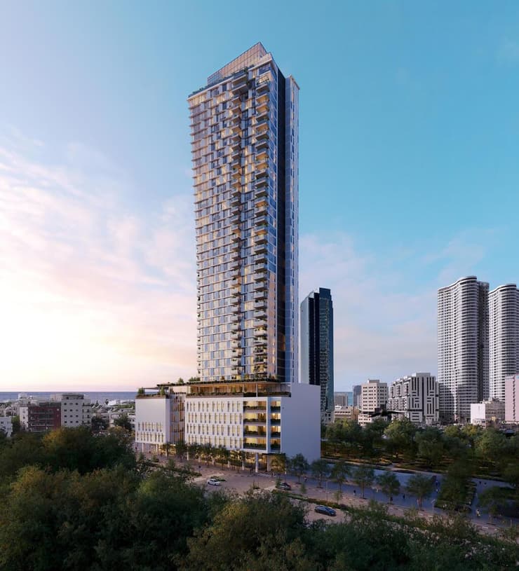 הדמיית מגדל מאז"ה בתל אביב 