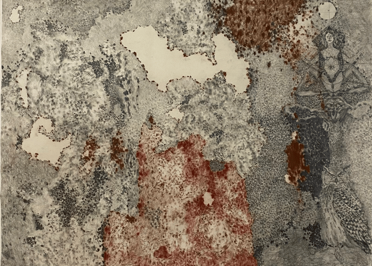 ללא כותרת, 2025, עיפרון ופסטל על נייר, דועא בסיס