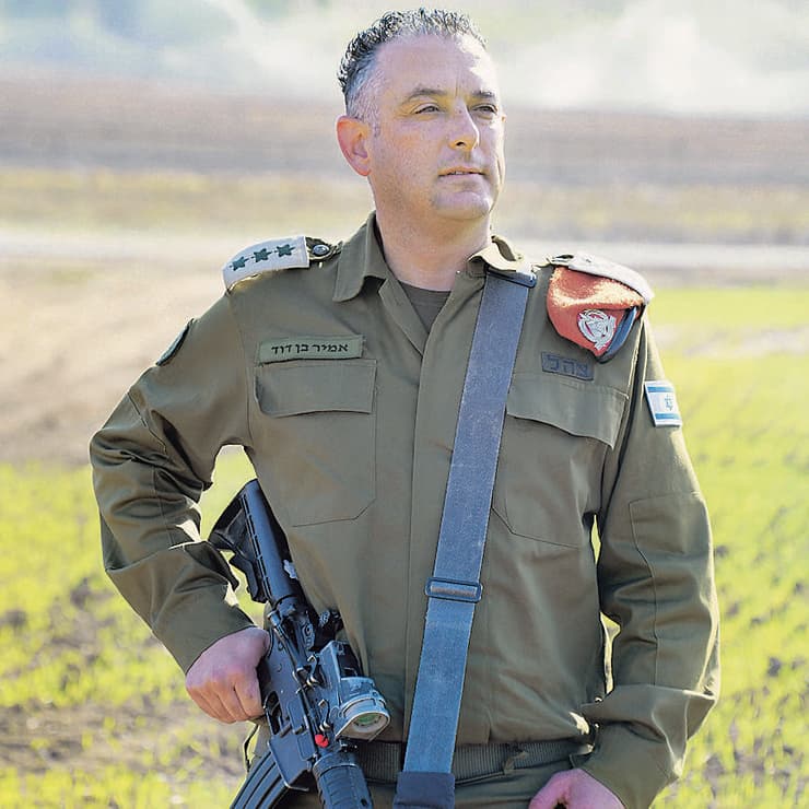 אל"מ אמיר בן דוד בעוטף עזה