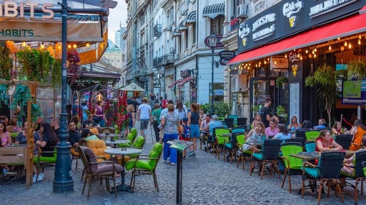 עיר העתיקה של בוקרשט.