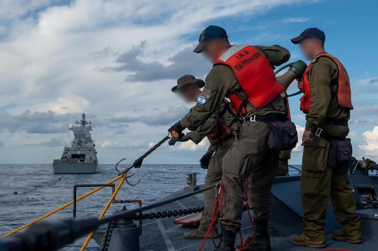 תרגיל של לוחמי ספינות הטילים של שייטת 3 בזירה הימית הצפונית
