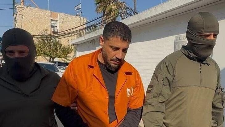 המעצר של נדאל אבו לטיף (צילום: דוברות המשטרה) מעצר נדאל אבו לטיף