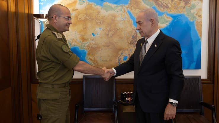צילום: דוברות ראש הממשלה ראש הממשלה בנימין נתניהו החליט למנות את מזכירו הצבאי, אלוף רומן גופמן, לראש המוסד הבא