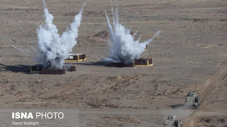 תרגיל צבאי נגד טרור באיראן