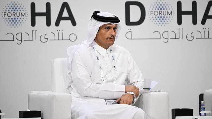 אל-ת'אני בפורום דוחא (צילום: MAHMUD HAMS / AFP) פורום דוחא, קטאר