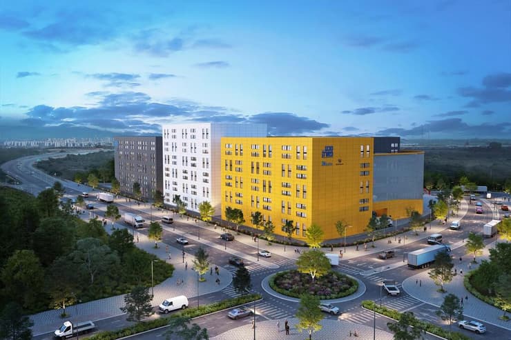 הדמיית פרויקט הלוגיסטיקה טכנופארק אשדוד של קבוצת סופרין (הדמיה: evolvemedia) הדמיית פרויקט הלוגיסטיקה טכנופארק אשדוד של קבוצת סופרין