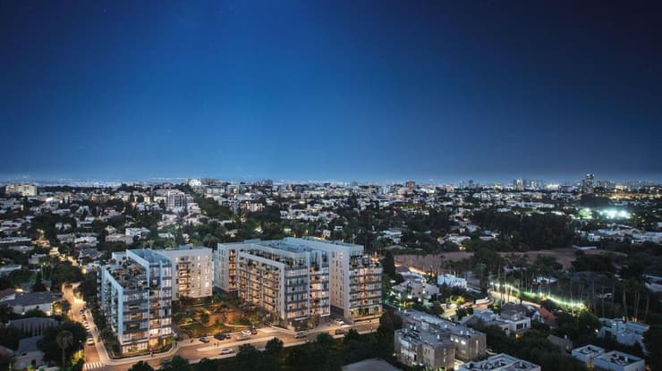 הדמיית מיזם פינוי בינוי ברמת השרון של חברת אזורים (הדמיה: 3Division ) הדמיית מיזם פינוי בינוי ברמת השרון של חברת אזורים