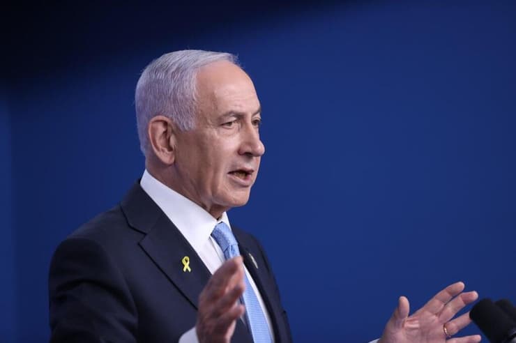  מסיבת עיתונאים של נתניהו ומרץ