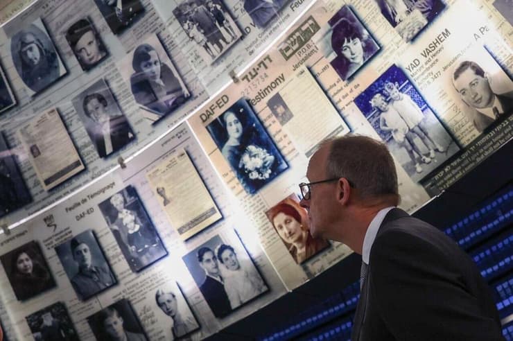 ביקור קנצלר גרמניה פרידריך מרץ ביד ושם