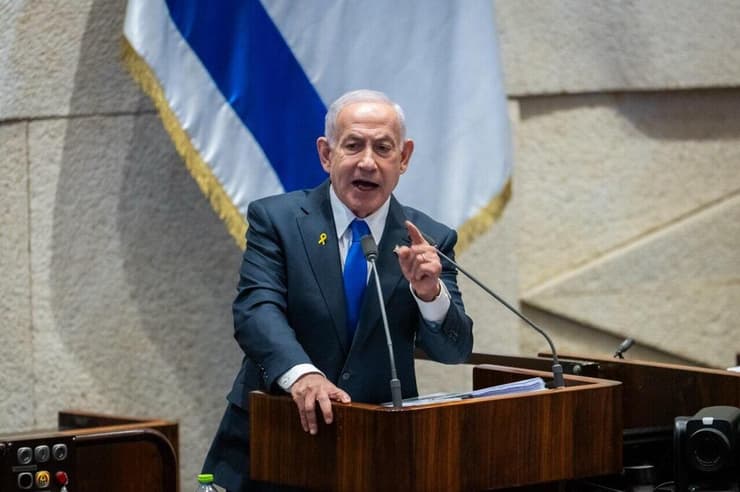 צילום: שלו שלום בנימין נתניהו בדיון 40 חתימות במליאת הכנסת