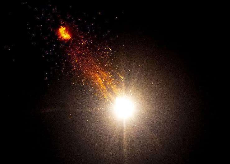 יירוט טיל איראני 