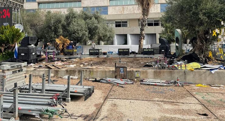 כיכר החטופים בתל אביב