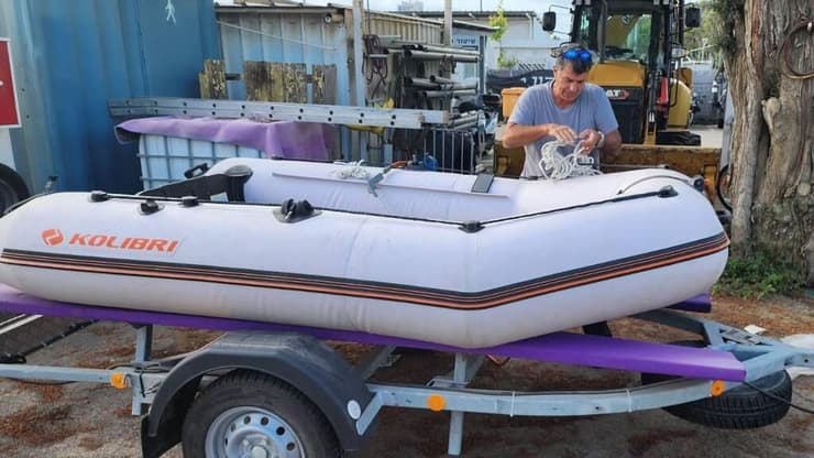 צילום: עיריית הרצליה הרצליה: הסירות העירוניות של יחידות החילוץ וההצלה בכוננות לקראת הסופה ביירון