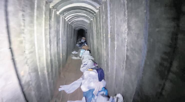 המנהרה ברפיח שבה נרצחו ששת החטופים