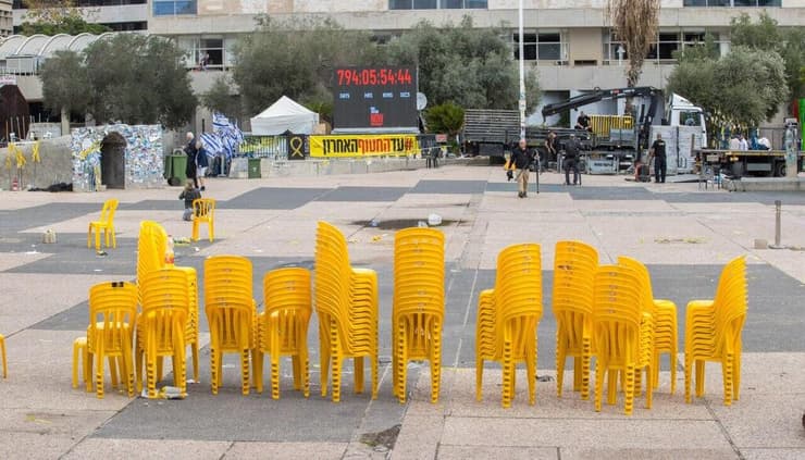 כיכר החטופים בתל אביב