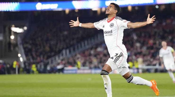 אנסגאר קנאוף מאושר אחרי הגול (IMAGO) אנסגאר קנאוף מאושר אחרי הגול