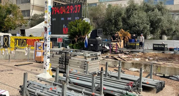 כיכר החטופים בתל אביב