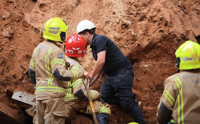 זירת קריסה ברמת גן