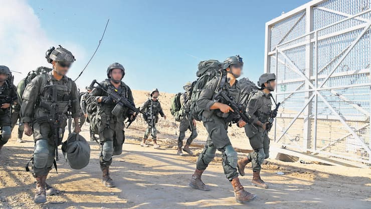 לוחמי גדוד 932 שבים הביתה, לישראל (צילום: הרצל יוסף) לוחמי גדוד 932 שבים הביתה, לישראל