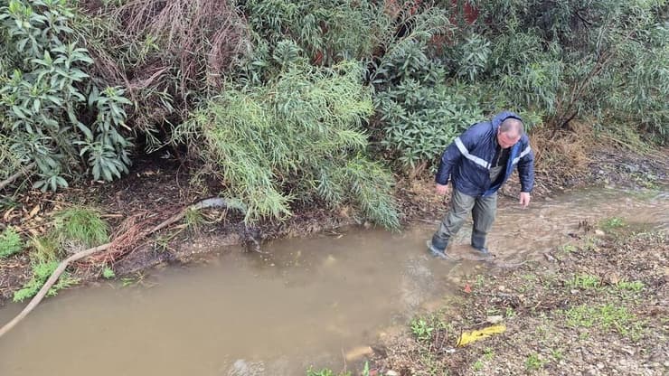 הצפות בעתלית (צילום: מאיר בן סירא) הצפות בעתלית