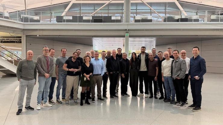 צילום: אנבידיה נועה ארגמני ואבינתן אור נפגשו עם מנכ"ל אנבידיה