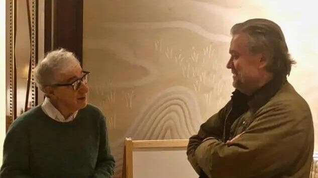 וודי אלן וסטיב באנון (צילום: House Oversight Committee) האסטרטג ואיש התקשורת סטיב באנון והבמאי וודי אלן