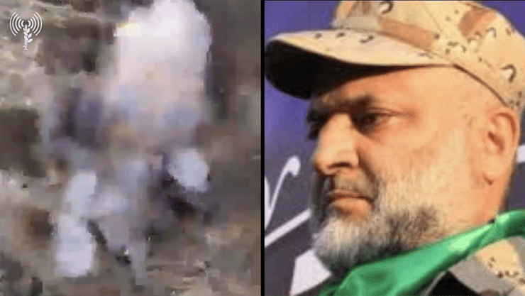 תיעוד מחיסולו של ראאד סעד בעזה (צילום: דובר צה"ל) תיעוד מחיסולו של ראאד סעד בעזה