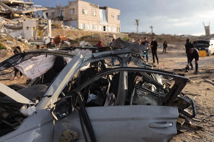 זירת החיסול של ראאד סעד בעיר עזה