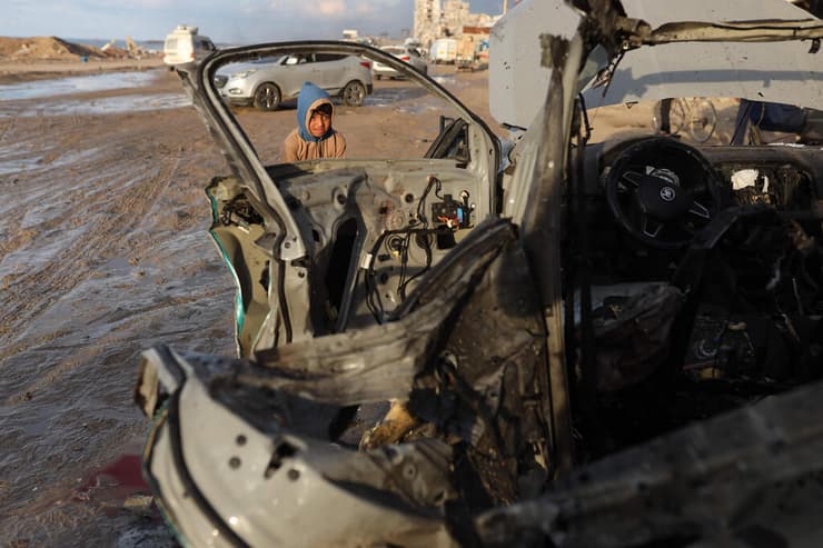 זירת החיסול של ראאד סעד בעיר עזה