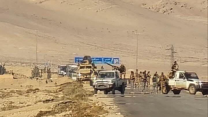 זירת התקרית בסוריה, היום בצהריים אנשי כוחות ביטחון סוריים ומספר חיילים אמריקאים נפצעו מירי בתדמור