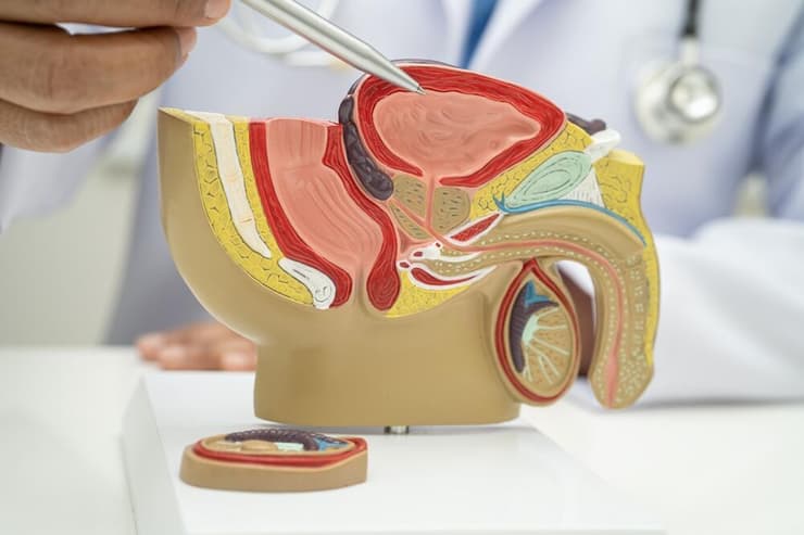 בלוטת הערמונית (צילום: shutterstock) גבר בלוטת הערמונית