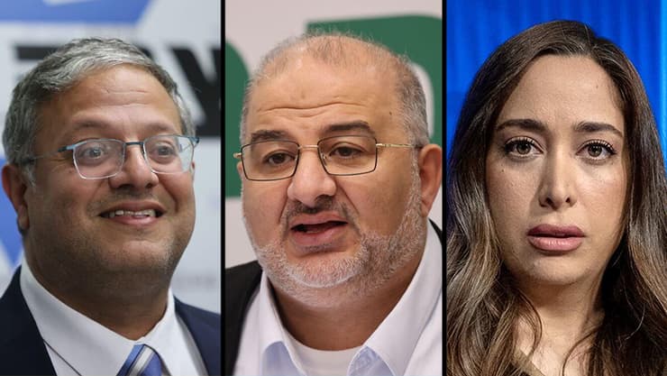 צילום: נדב אבס, אלכס קולומויסקי מאי גולן מנסור עבאס איתמר בן גביר