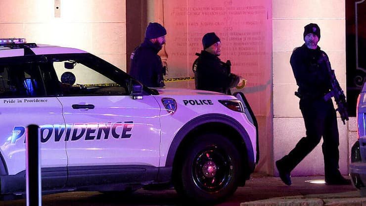 צילום: AP זירת הירי באוניברסיטת בראון