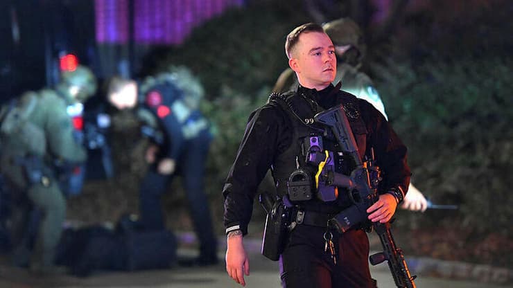 צילום: AP זירת הירי באוניברסיטת בראון