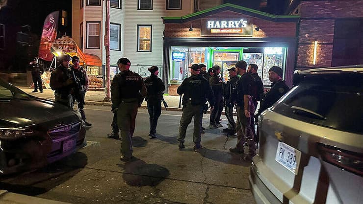 צילום: רויטרס זירת הירי באוניברסיטת בראון