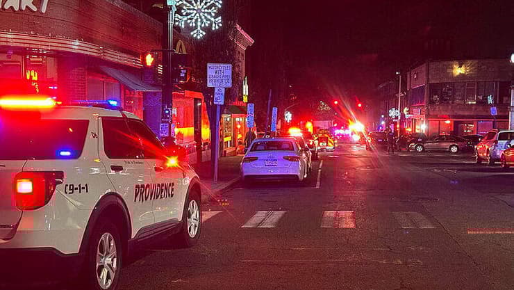 צילום: רויטרס זירת הירי באוניברסיטת בראון