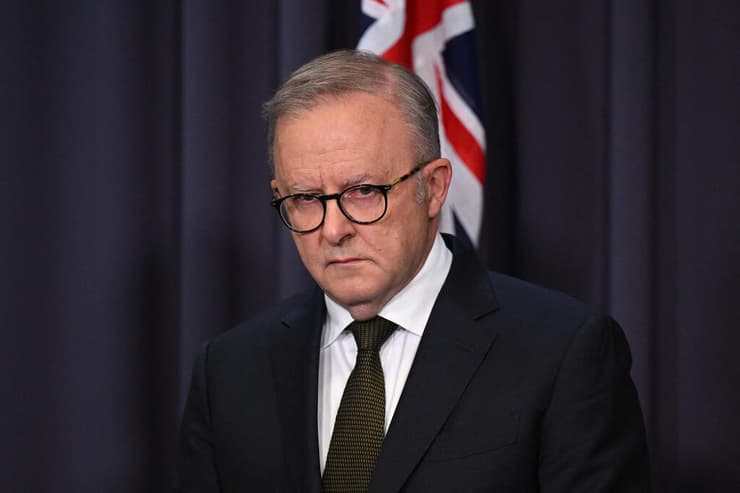 ראש ממשלת אוסטרליה אנתוני אלבניזי (צילום: AAP/Lukas Coch/via REUTERS) ראש ממשלת אוסטרליה אנתוני אלבניזי