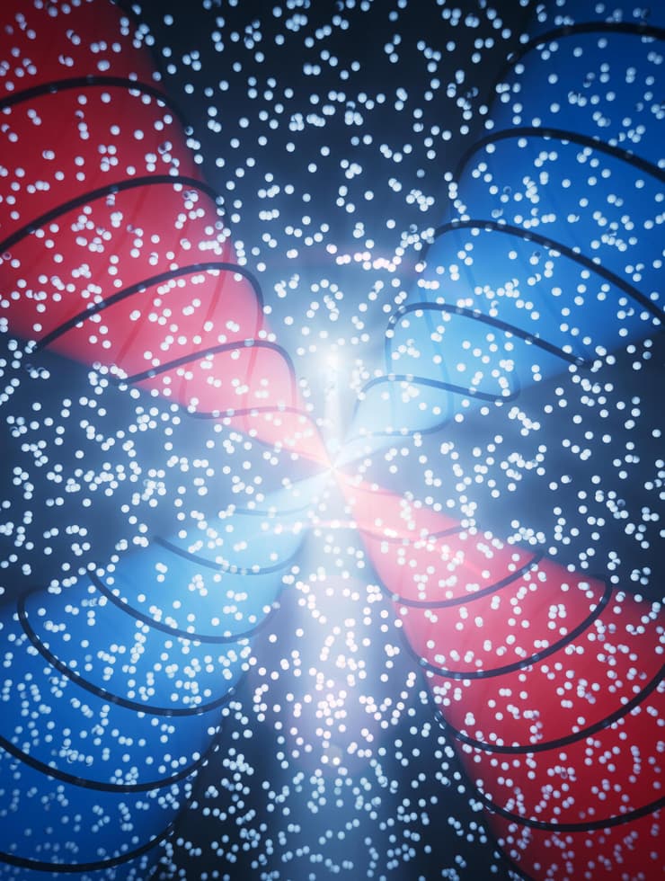 אפקט נעילת ספין של הפוטונים שמפוזרים מננו-חלקיקים בתוך נוזל הנעים אקראית בגלל תנועה בראונית (איור: מתוך המחקר) אפקט נעילת ספין של הפוטונים שמפוזרים מננו-חלקיקים בתוך נוזל הנעים אקראית בגלל תנועה בראונית