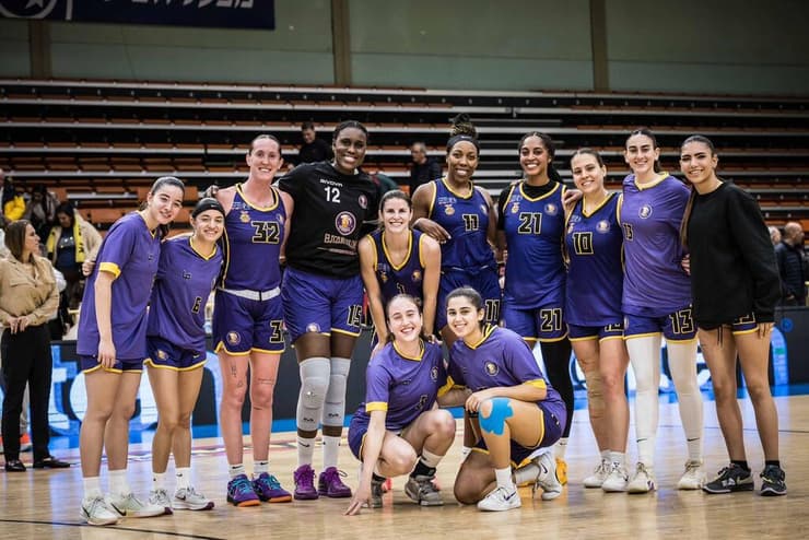 שחקניות אליצור חולון (צילום: עודד קרני, באדיבות מינהלת תליגת העל לנשים) אליצור חולון