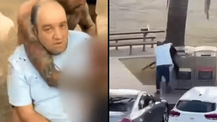 נאבק במחבל והפך לגיבור של אוסטרליה (צילום: לפי סעיף 27א' לזכויות יוצרים, 7NEWS) אחמד אל אחמד פצוע נטרל מחבל מחבלים נטרול