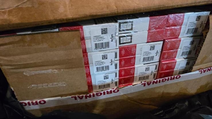 צילום: דוברות המשטרה משטרת ישראל סיכלה ניסיון הברחה של סיגריות