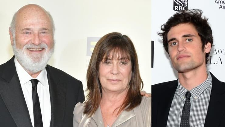 ניק ריינר, רוב ריינר ואשתו מישל (צילום: Amy Sussman/Getty Images, Michael Loccisano/Getty Images) ניק ריינר, רוב ריינר ואשתו מישל