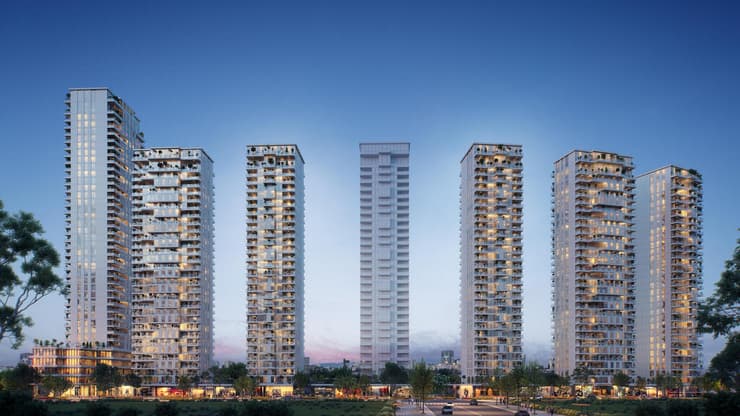 הדמיית מיזם התחדשות עירונית בנורדאו נתניה (הדמיה: כנען שנהב אדריכלים) הדמיית מיזם התחדשות עירונית בנורדאו נתניה